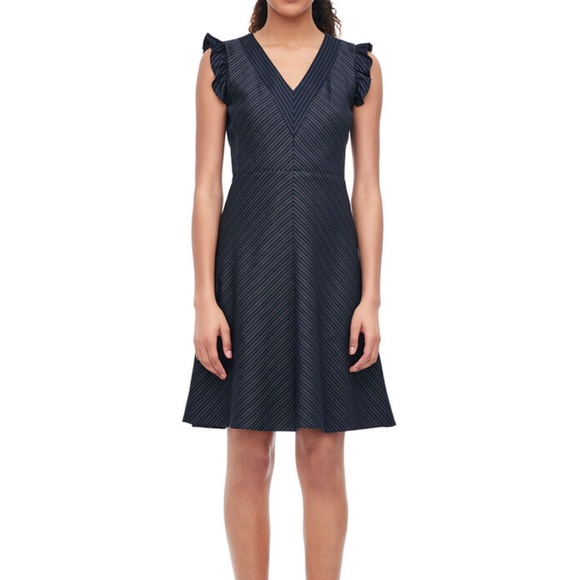 Rebecca Taylor Dresses & Skirts - BNWT Rebecca Taylor Striped Suit V-Neck Dress